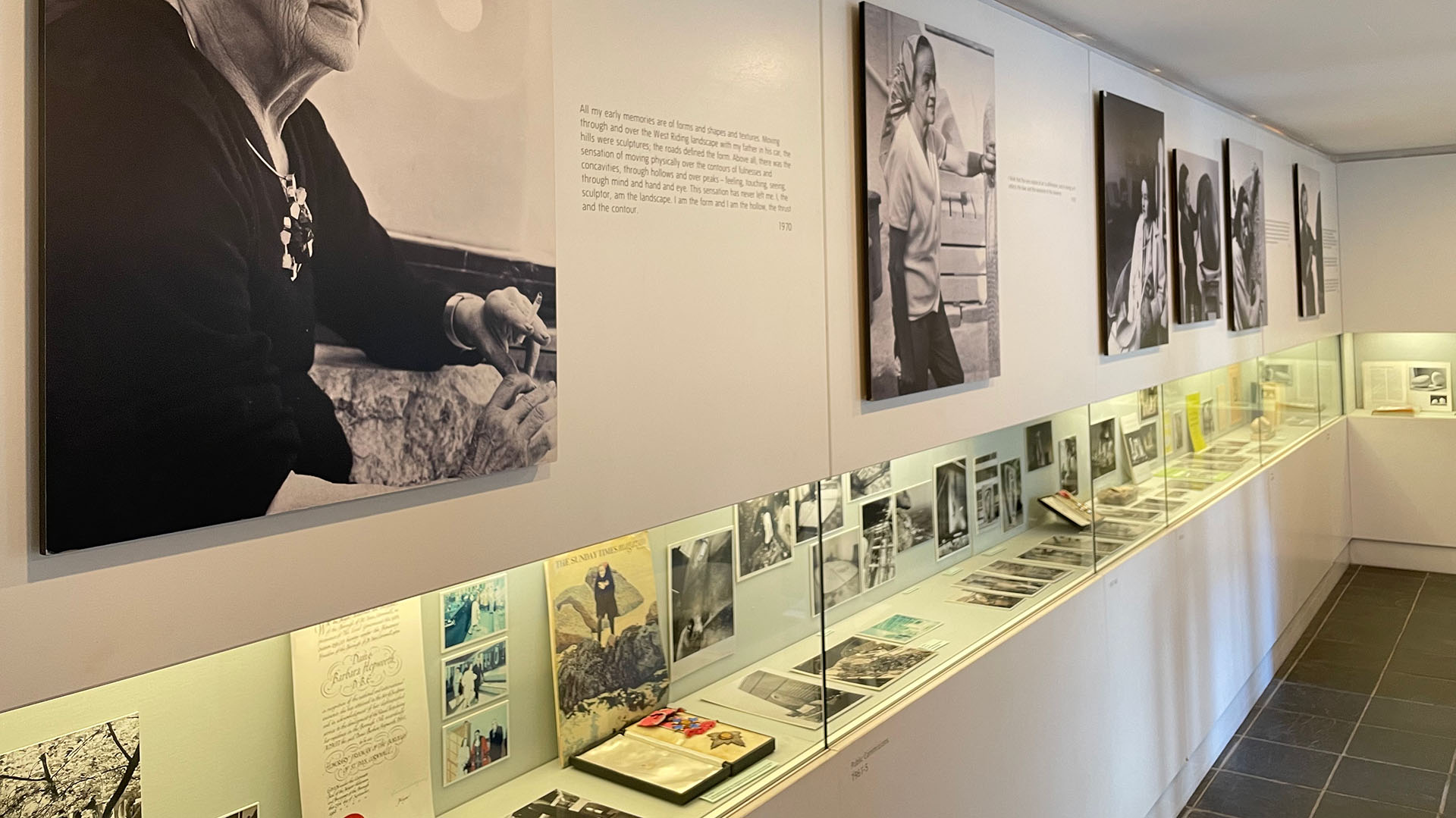 An image of the history of Barbara Hepworth at the Barbara Hepworth Museum in St Ives