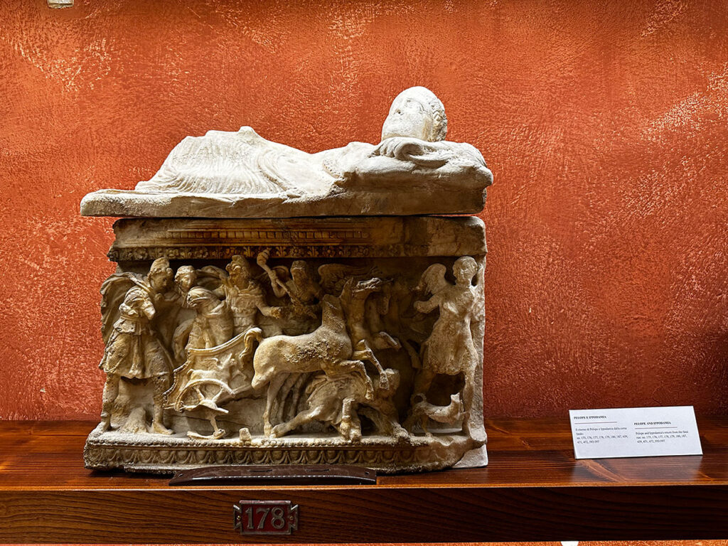 An Etruscan Urn dating back to 2nd Century BC